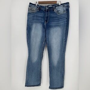 Vigoss Women's Slim Boot Cut Jeans Plus Size 22